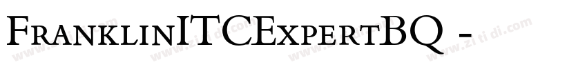 FranklinITCExpertBQ 字体转换